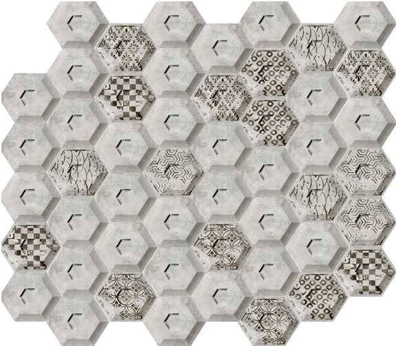 REVESTIMIENTO 15X17 DECORADO HEXAGONAL DCER-138 PANAL (SURTIDO VARIADO) - DVI